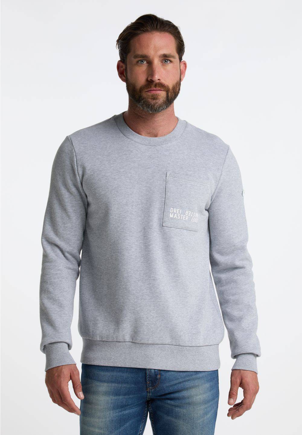 Schmuddelwedda DreiMaster Maritim Sweatshirt mit Rundhals