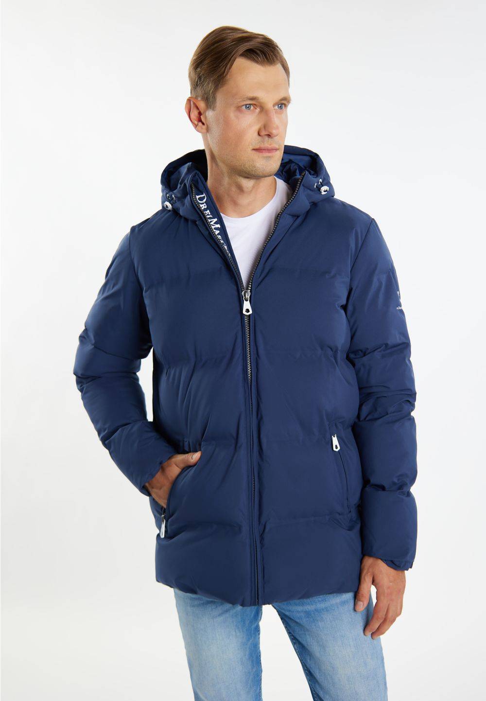Schmuddelwedda DreiMaster Maritim Winterjacke mit Wattierung