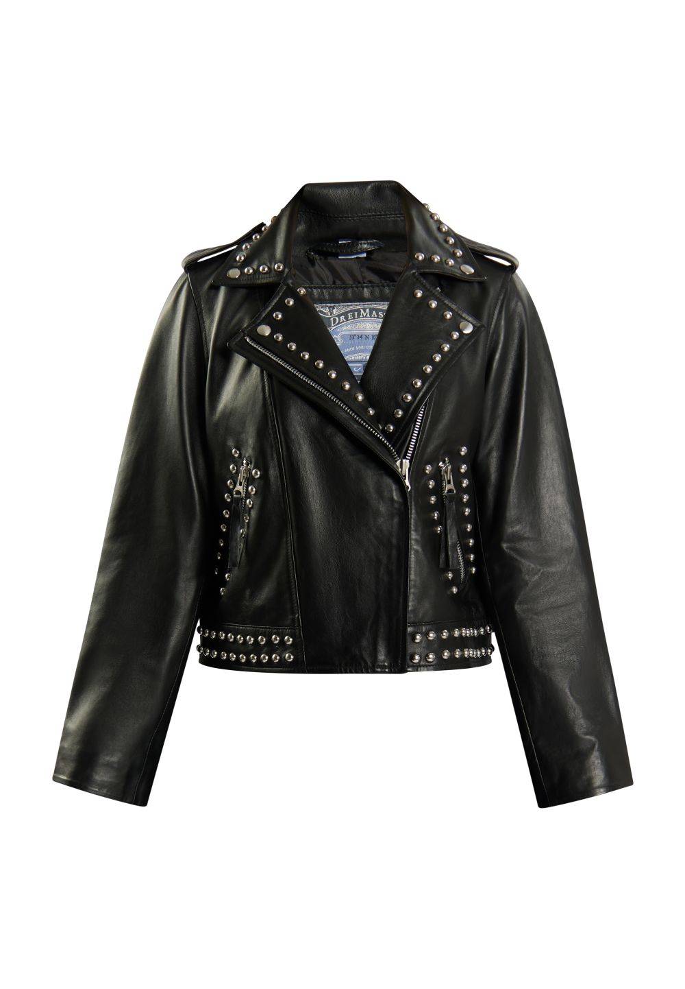 Schmuddelwedda DreiMaster Vintage Bikerjacke Aus Leder