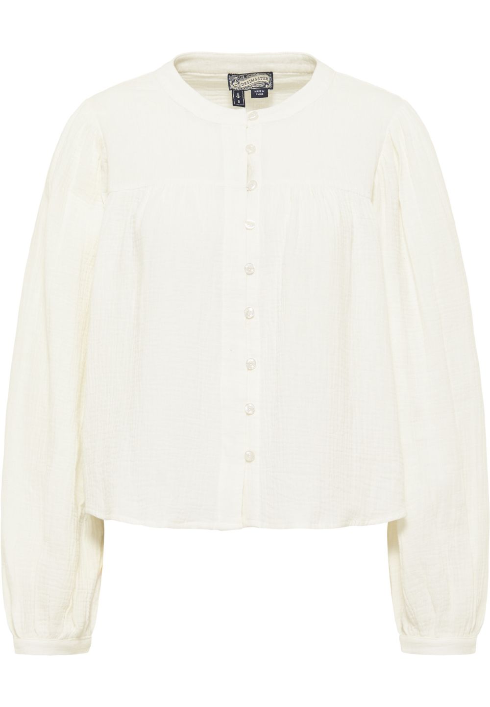 Schmuddelwedda DreiMaster Vintage Bluse Aus Baumwollmusselin