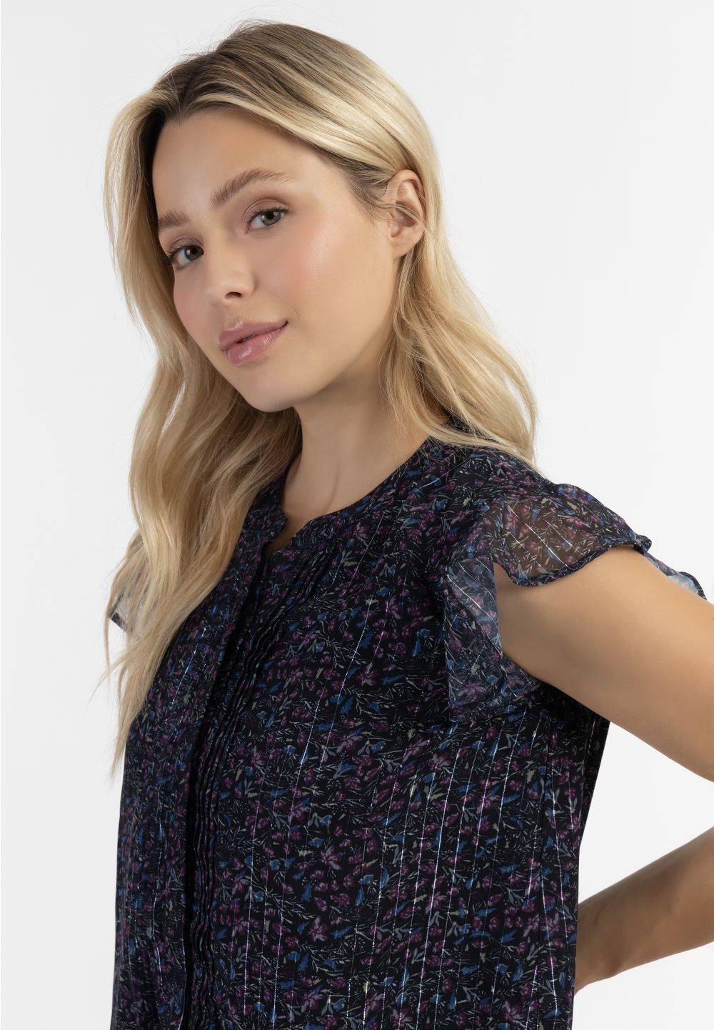 Schmuddelwedda DreiMaster Vintage Blusenshirt Mit Rüschenärmeln