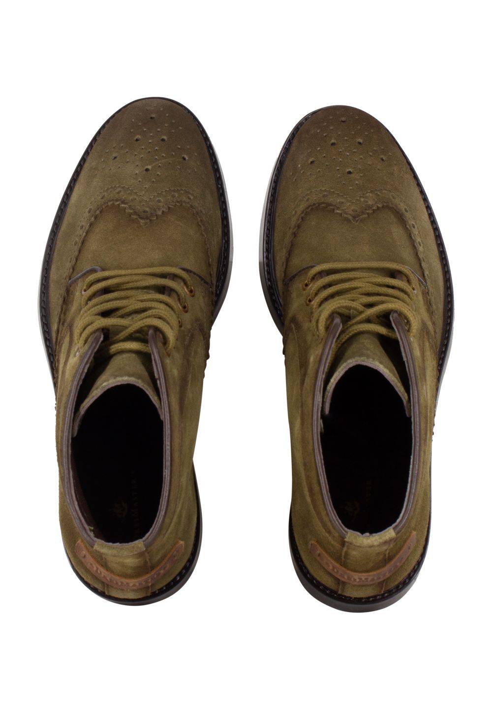 Schmuddelwedda DreiMaster Vintage Brogue-Stiefeletten