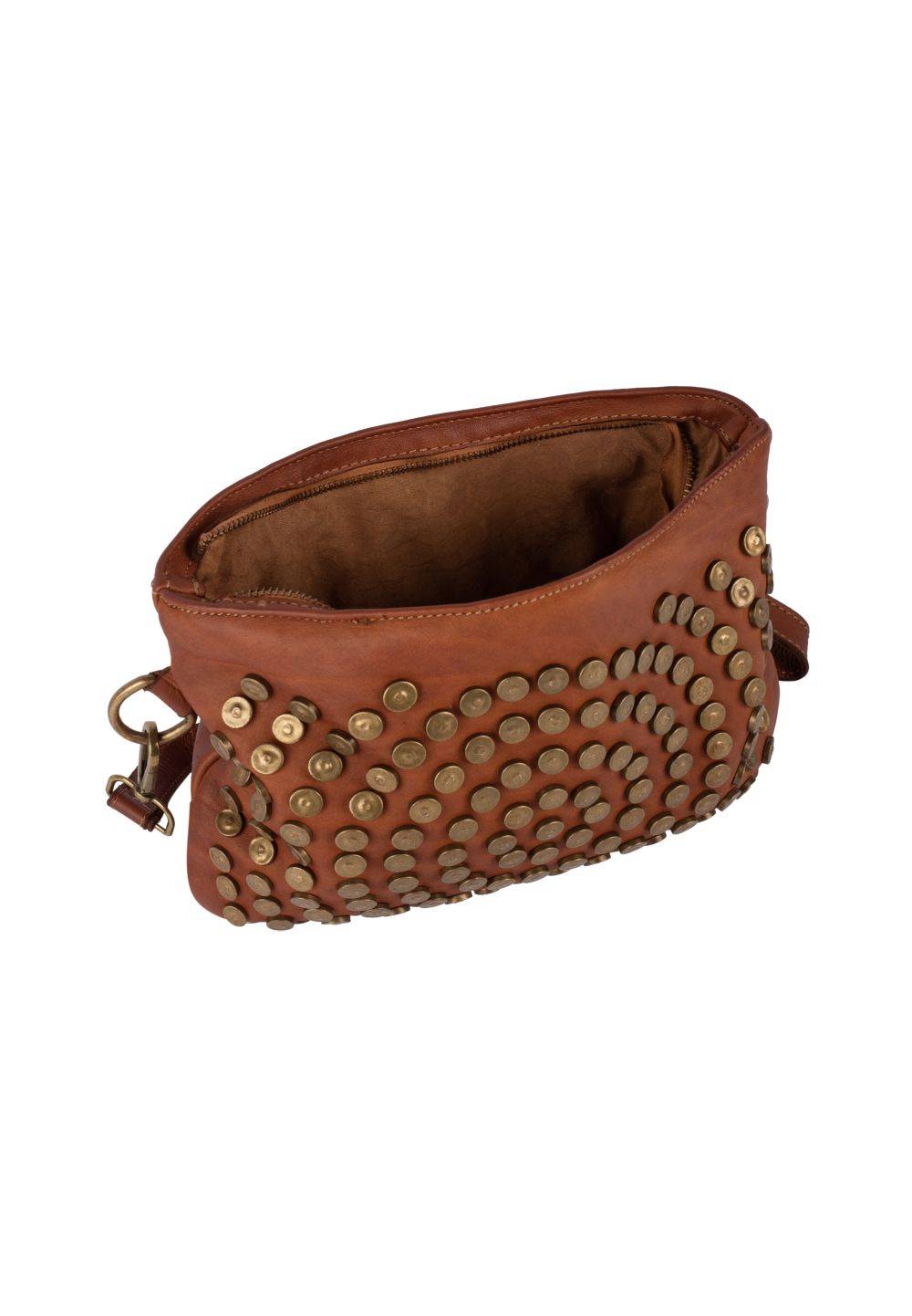 Schmuddelwedda DreiMaster Vintage Ledertasche mit Nieten