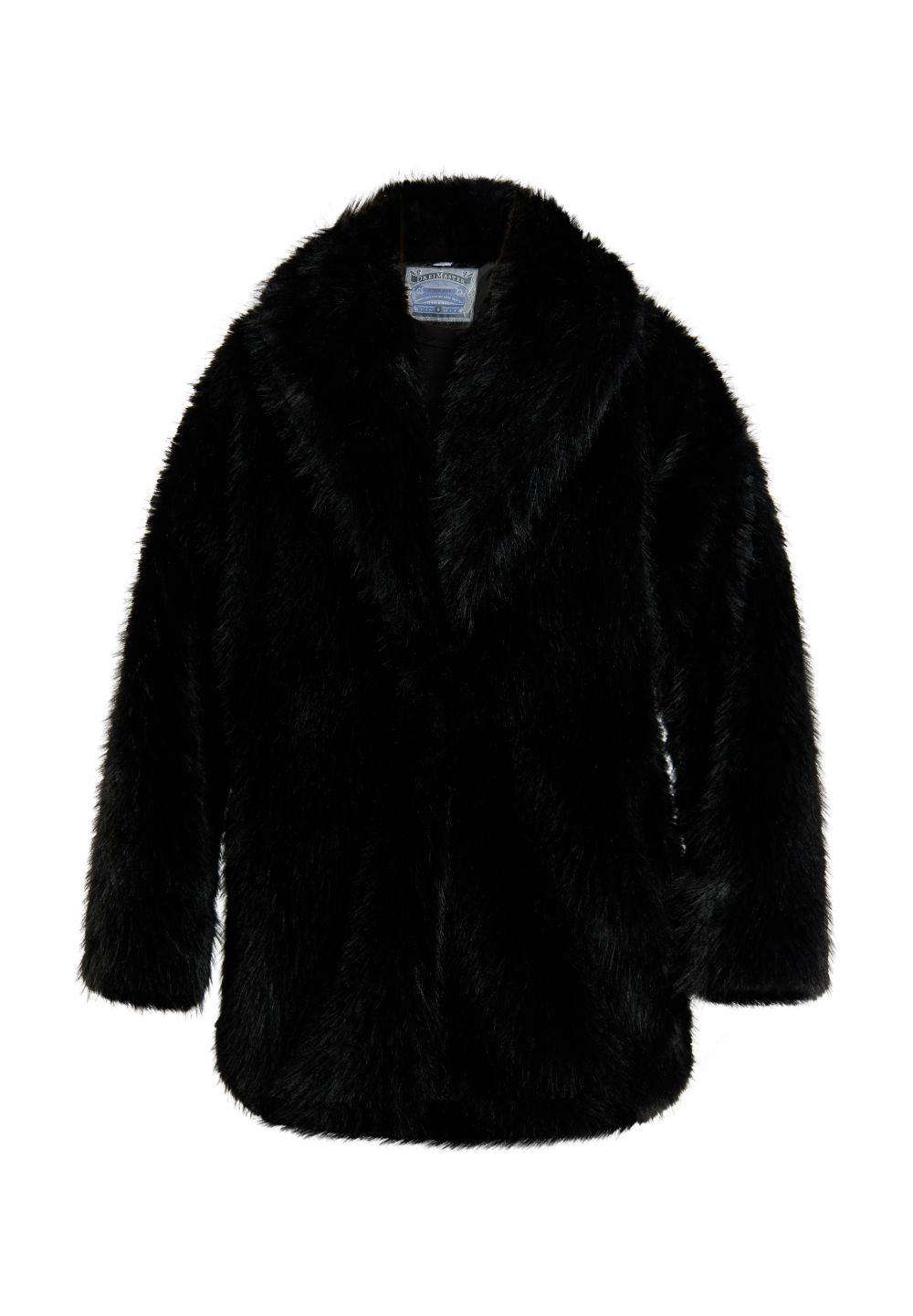 Schmuddelwedda DreiMaster Vintage Mantel Aus Webpelz