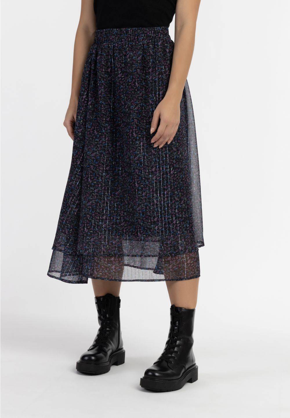 Schmuddelwedda DreiMaster Vintage Midirock mit Blütenprint