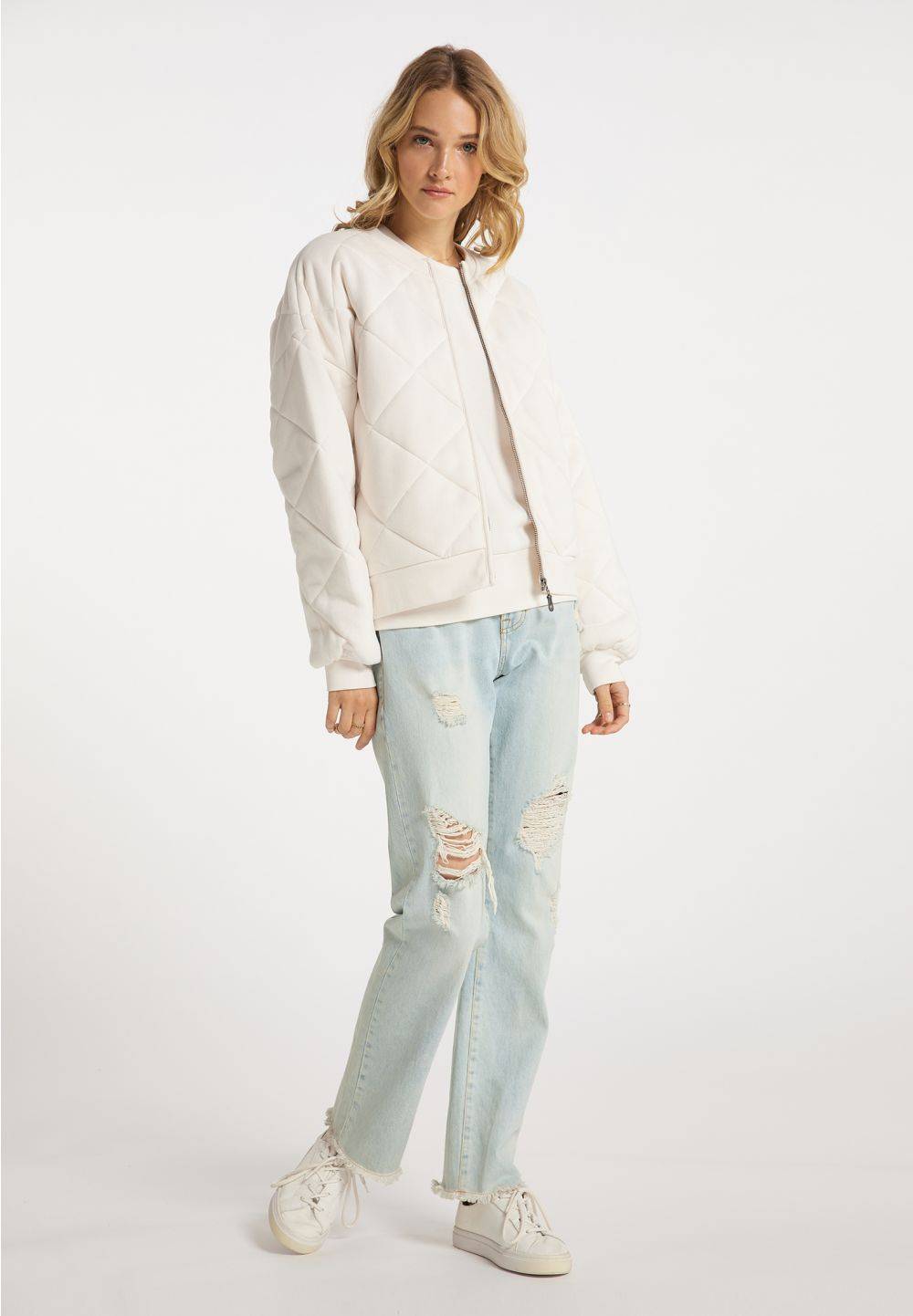 Schmuddelwedda DreiMaster Vintage Quilted Sweatjacke