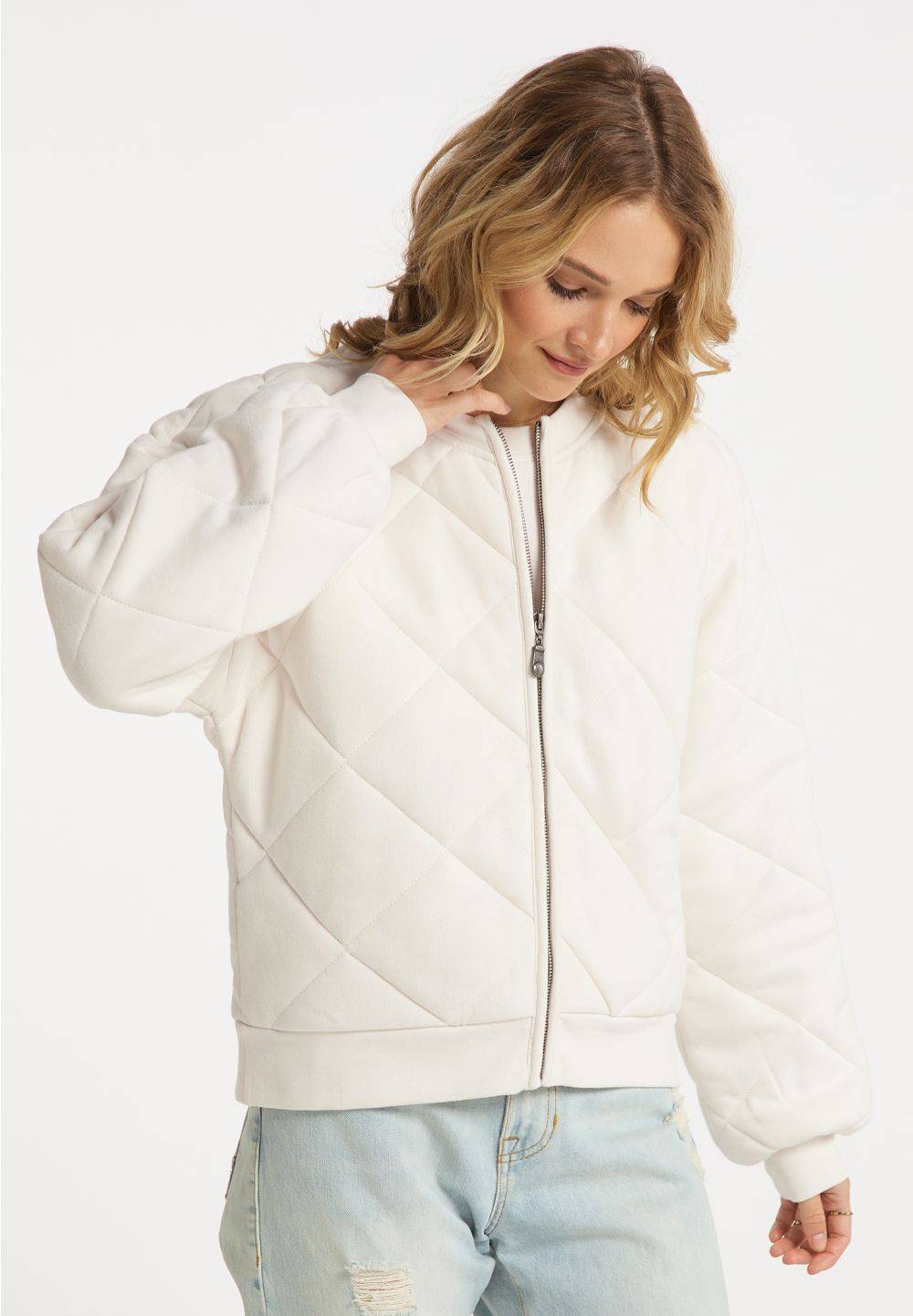 Schmuddelwedda DreiMaster Vintage Quilted Sweatjacke