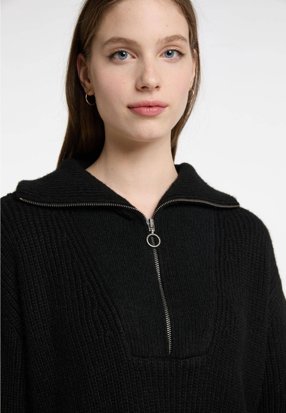 Schmuddelwedda DreiMaster Vintage Strick Langarmkleid Midi