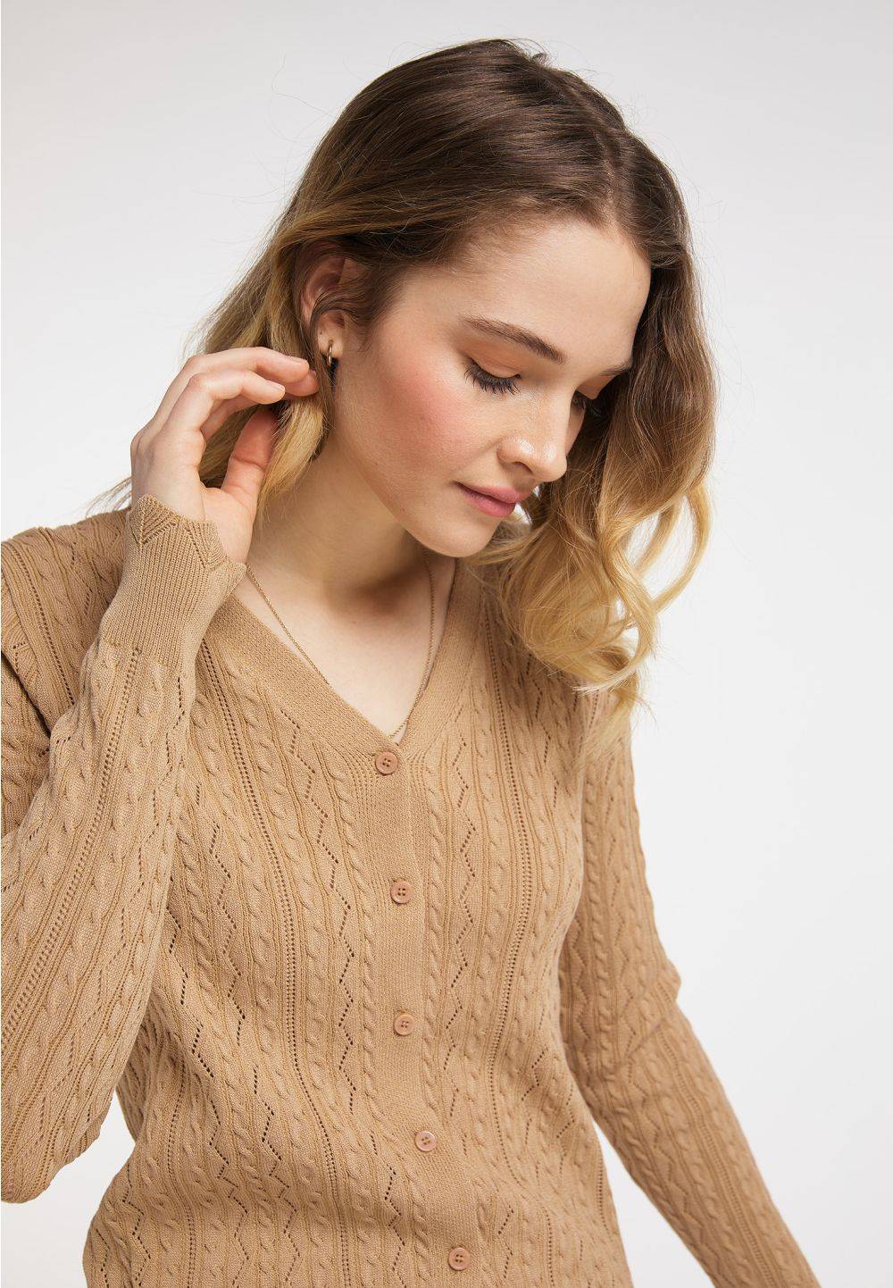 Schmuddelwedda DreiMaster Vintage Strickjacke Mit Knöpfen