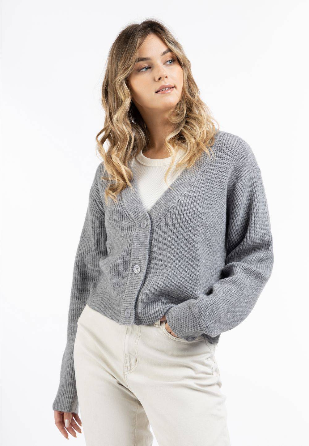 Schmuddelwedda DreiMaster Vintage Strickjacke mit Knöpfen