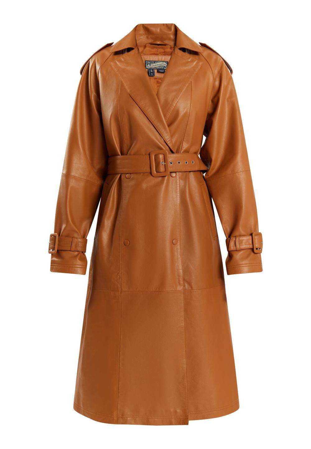 Schmuddelwedda DreiMaster Vintage Trenchcoat Aus Leder