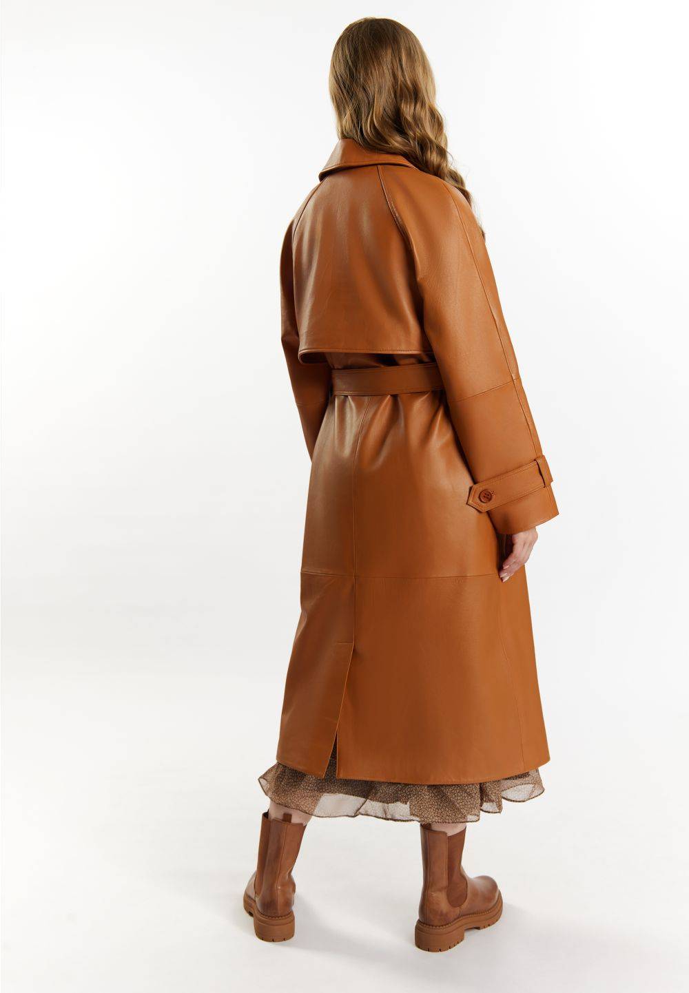 Schmuddelwedda DreiMaster Vintage Trenchcoat aus Leder