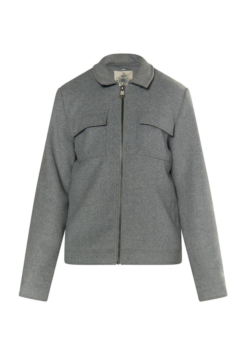 Schmuddelwedda DreiMaster Vintage Übergangsjacke Aus Wollgemisch