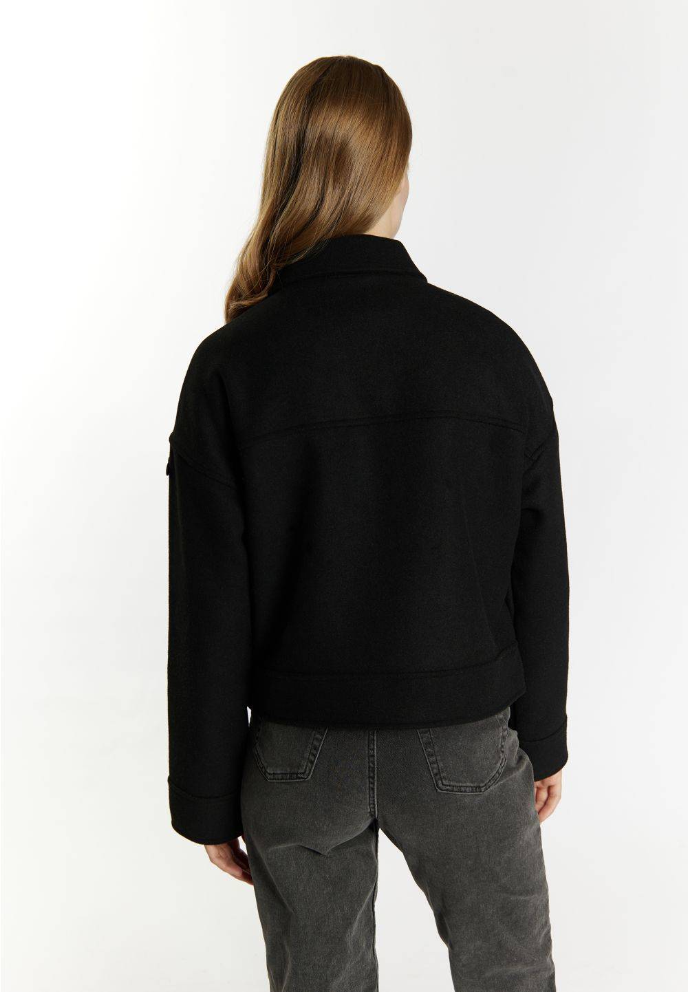 Schmuddelwedda DreiMaster Vintage Übergangsjacke Aus Wollgemisch