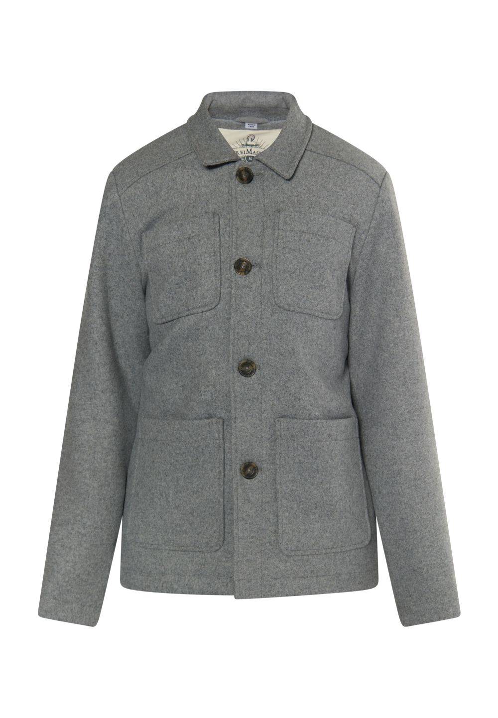 Schmuddelwedda DreiMaster Vintage Übergangsjacke Aus Wollgemisch