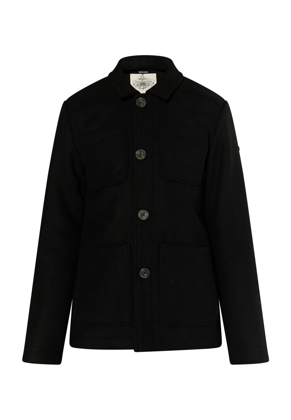 Schmuddelwedda DreiMaster Vintage Übergangsjacke Aus Wollgemisch