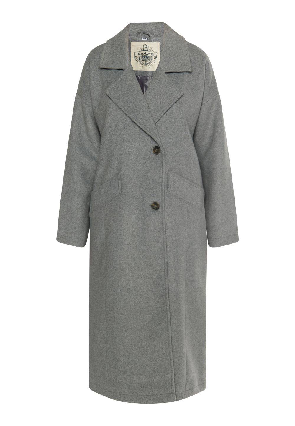 Schmuddelwedda DreiMaster Vintage Übergangsmantel Aus Wollgemisch