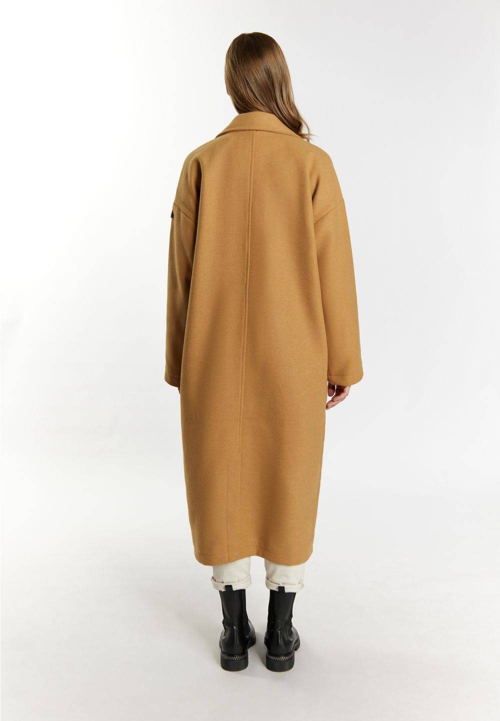 Schmuddelwedda DreiMaster Vintage Übergangsmantel Aus Wollgemisch