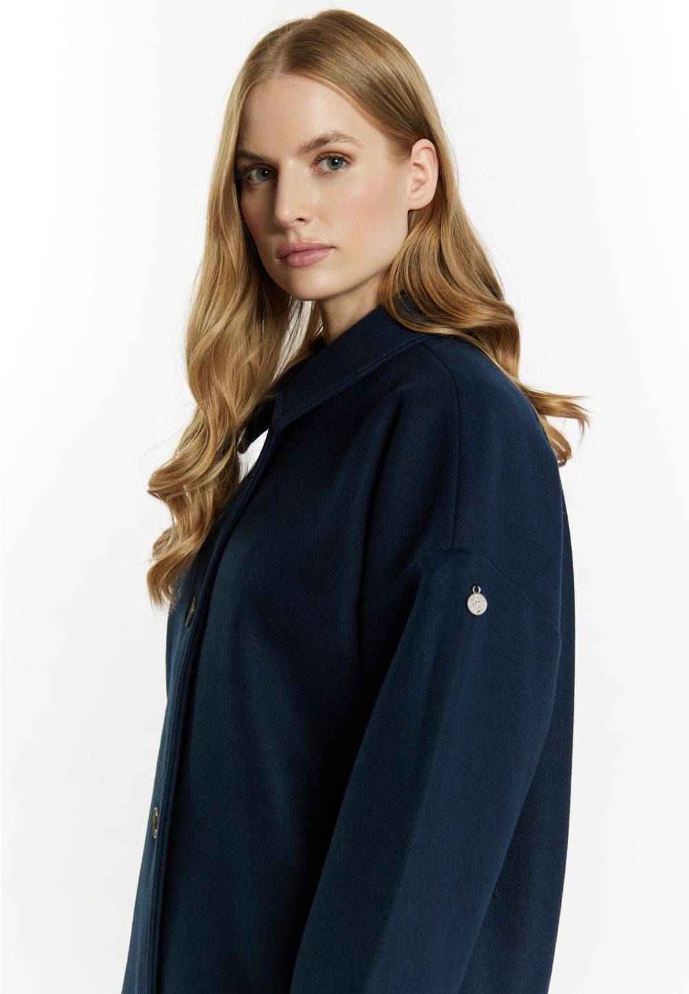 Schmuddelwedda DreiMaster Vintage Übergangsmantel In Wolloptik