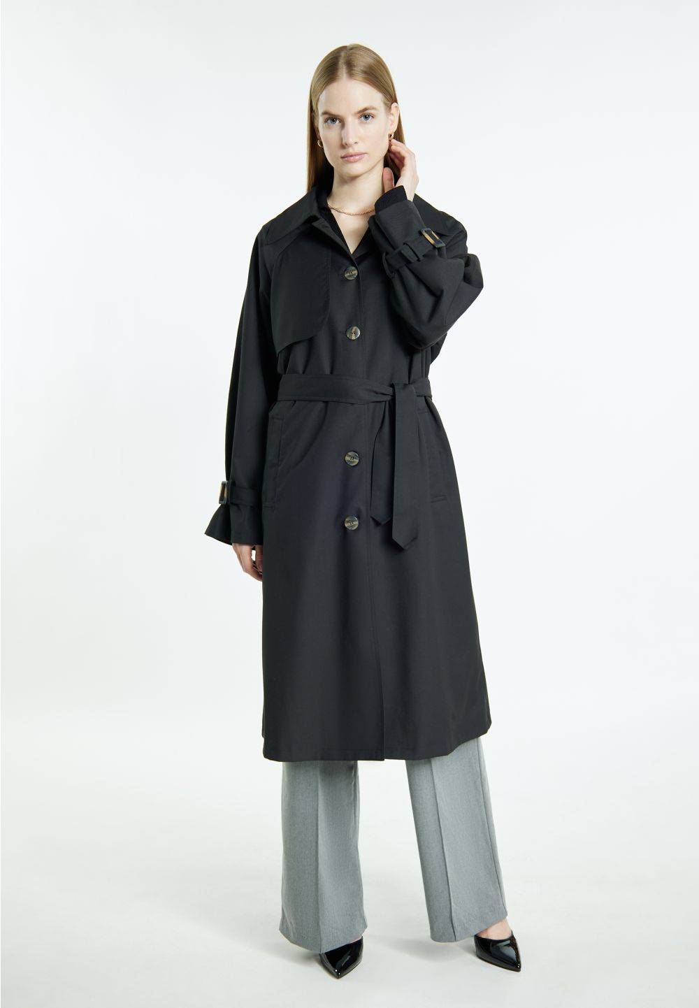 Schmuddelwedda DreiMaster Klassik Trenchcoat