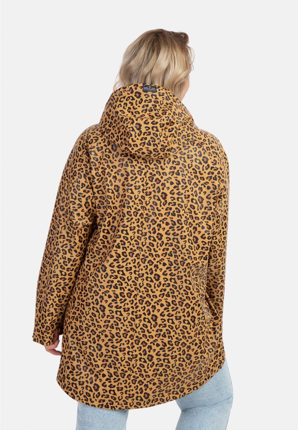 Schmuddelwedda Schmuddelwedda Plus Size Regenmantel Mit Leoprint