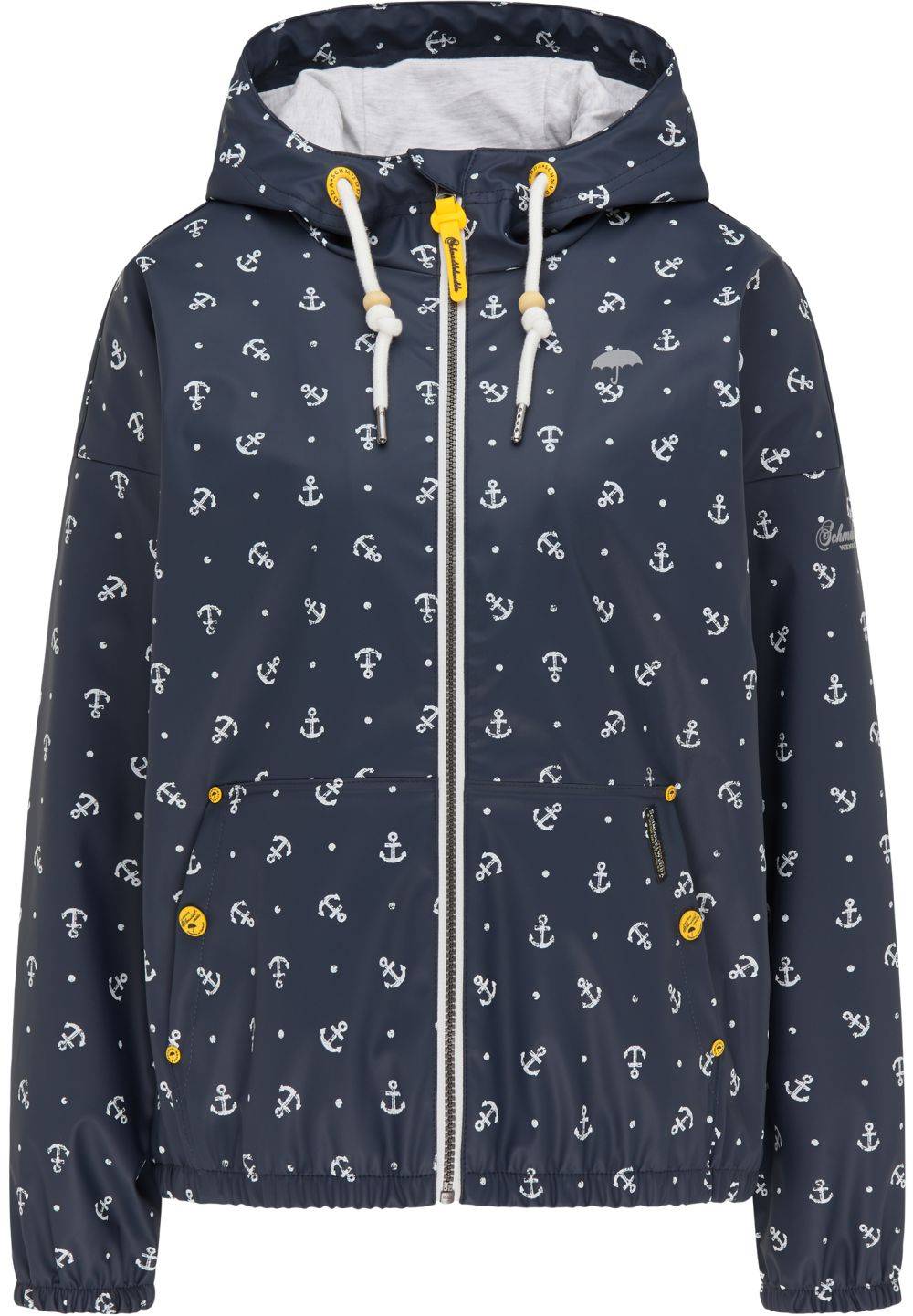 Schmuddelwedda Schmuddelwedda Regenjacke Mit Anker-Print