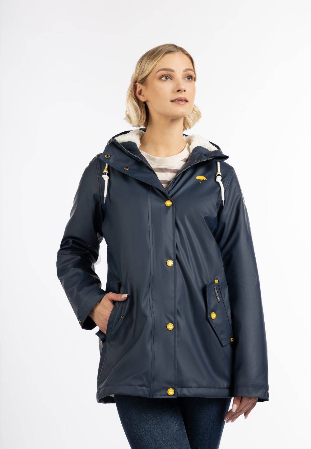 Schmuddelwedda Schmuddelwedda Regenjacke mit Teddyfutter