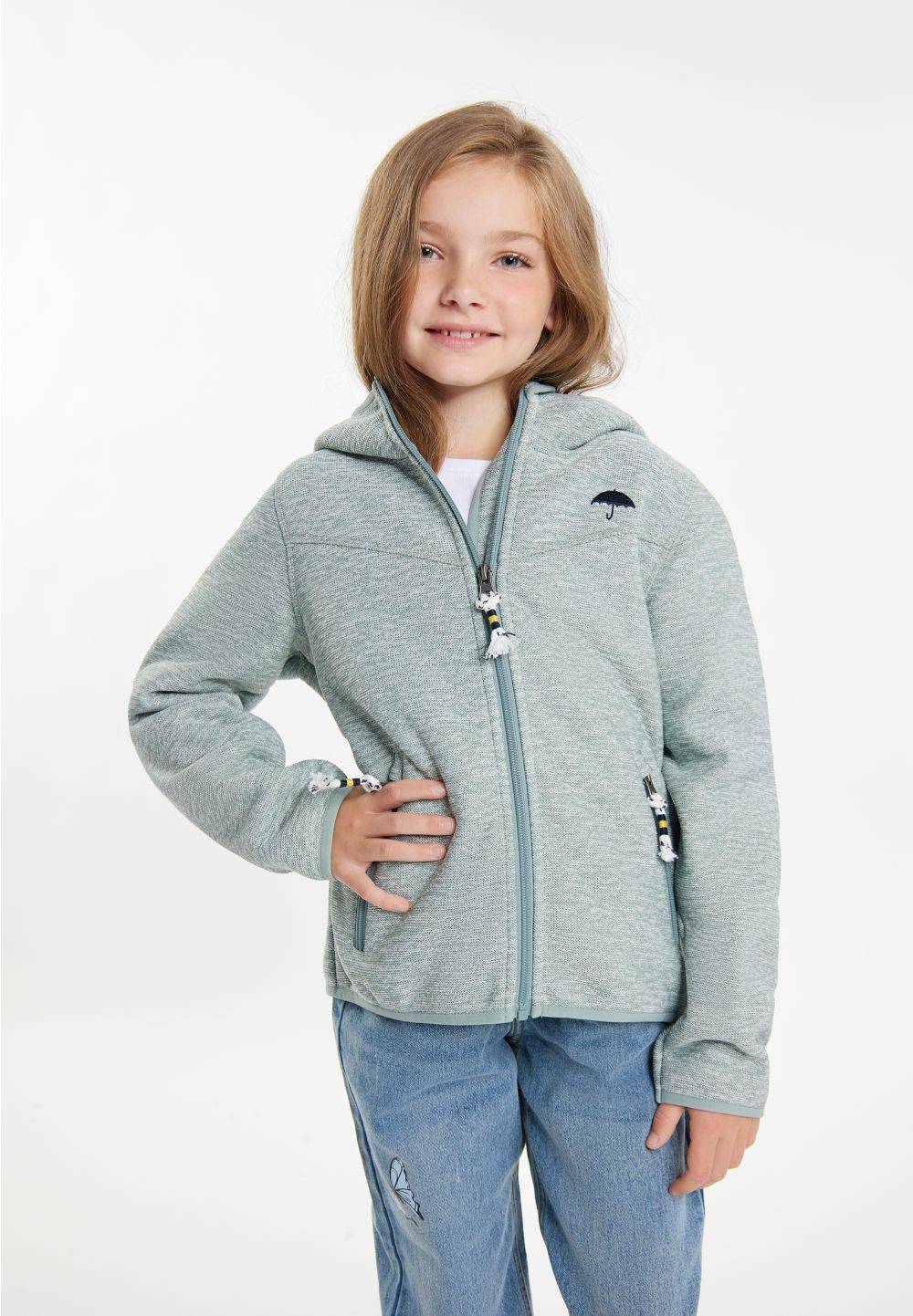 Schmuddelwedda Schmuddelwedda Strickfleeceblouson mit Teddyfutter