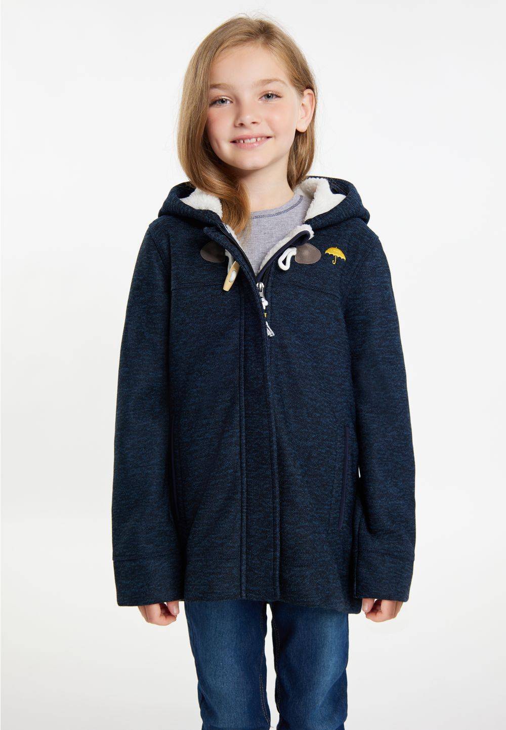 Schmuddelwedda Schmuddelwedda Strickfleecedufflecoat für Mädchen