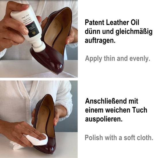 Schuhwerk Schwangau Solitaire Lack Lederöl