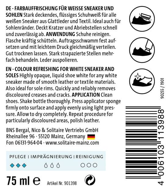 Schuhwerk Schwangau Solitaire Sneaker White