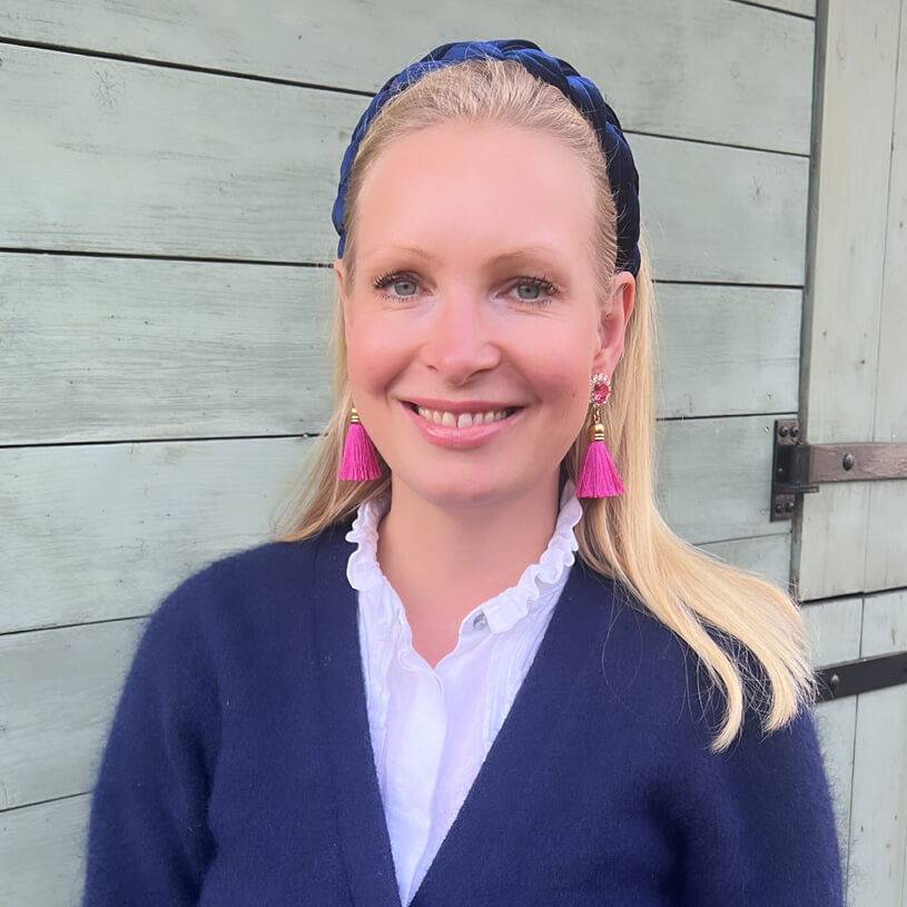 SchwesterSchwester Edel Funkelnde Ohrstecker In Pink Mit Quaste