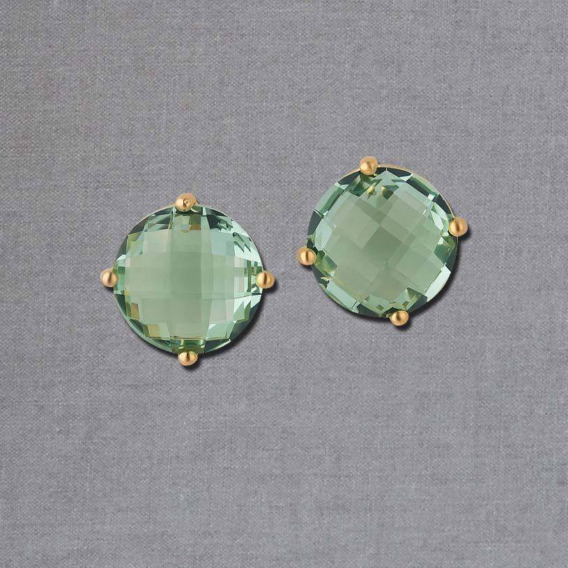 SchwesterSchwester Funkelnde lindgrüne Ohrstecker von Janne v. d. Heide