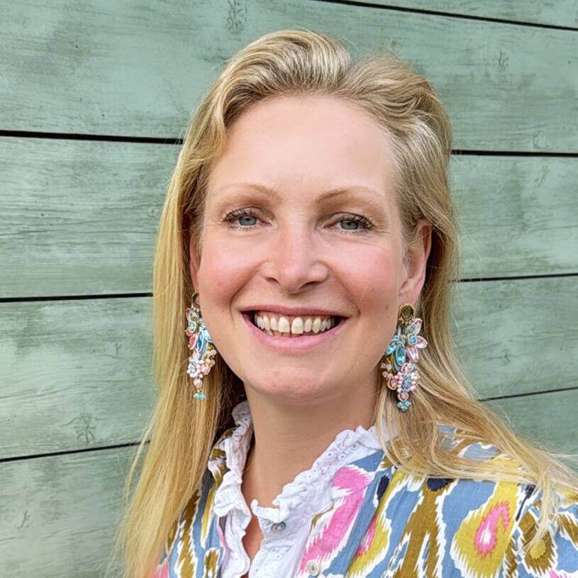 SchwesterSchwester Große Soutache-Ohrringe In Zartrosa Und Zartblau