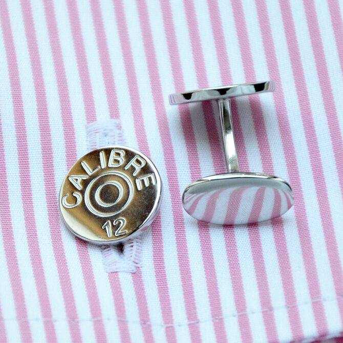 SchwesterSchwester Manschettenknöpfe Silber Calibre 12