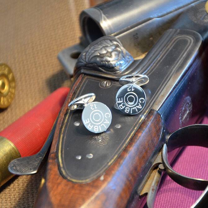 SchwesterSchwester Manschettenknöpfe Silber Calibre 12