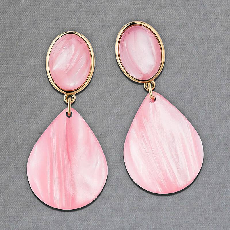 SchwesterSchwester Tropfen-Ohrringe in Rosa von AmuseToi SchwesterSchwester Tropfen-Ohrringe in Rosa von AmuseToi