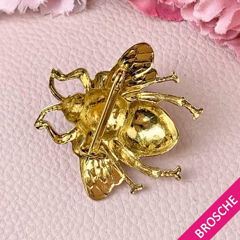 SchwesterSchwester Vergoldete Hummel-Brosche Von AmuseToi
