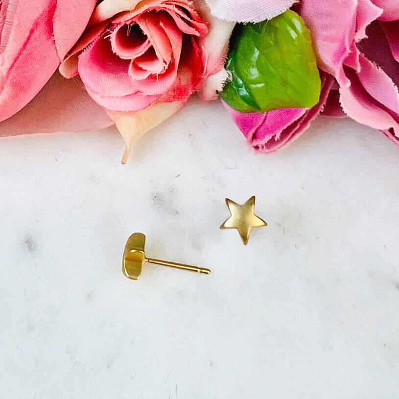 SchwesterSchwester Vergoldete Ohrstecker In Sternform