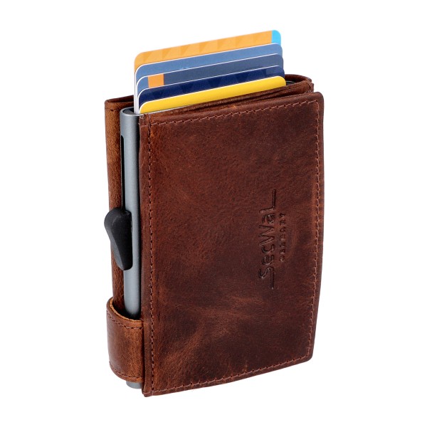 SecWal SecWal Kartenetui mit Münzfach Wiener Schachtel SecWal SecWal Kartenetui mit Münzfach Wiener Schachtel