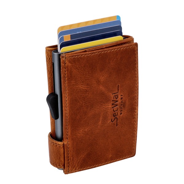 SecWal SecWal Kartenetui mit Münzfach Wiener Schachtel SecWal SecWal Kartenetui mit Münzfach Wiener Schachtel