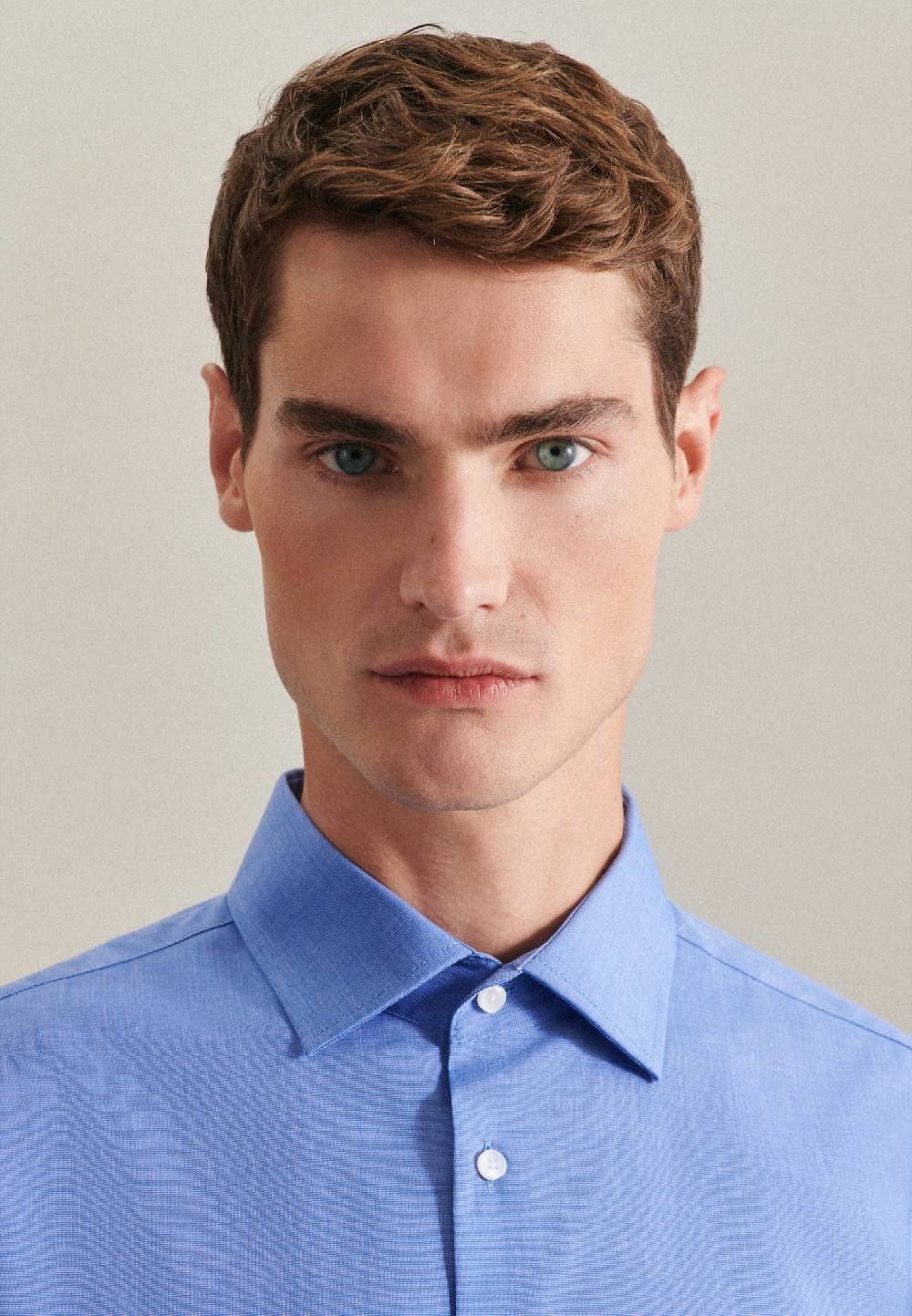 Seidensticker Bügelfreies Fil A Fil Business Hemd In Shaped Mit Kentkragen