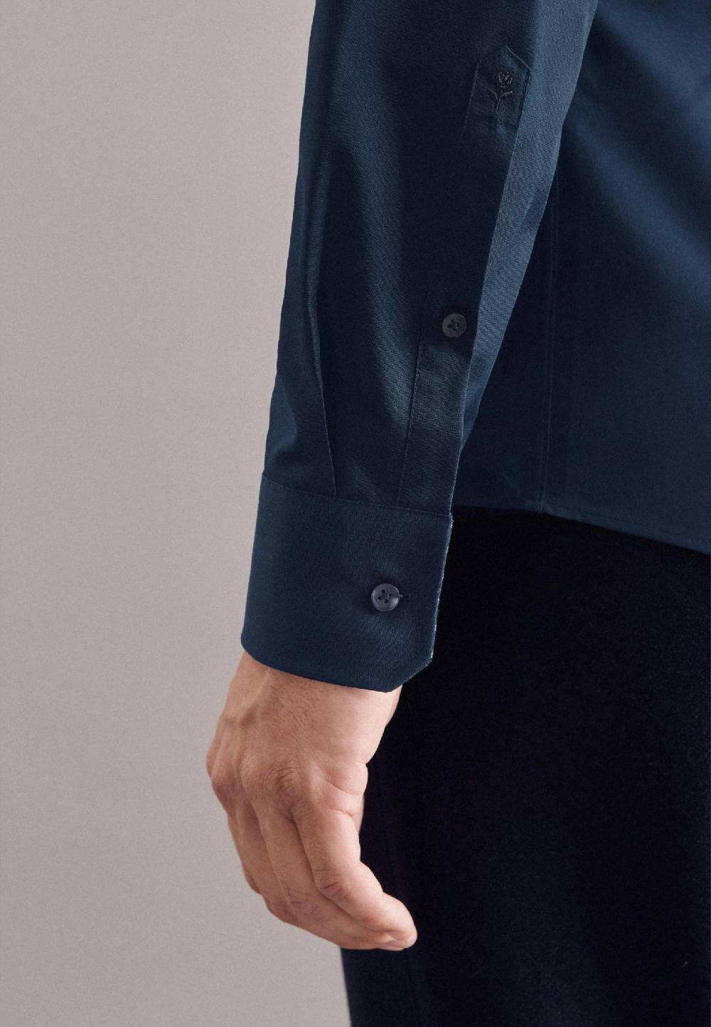 Seidensticker Bügelfreies Fil A Fil Business Hemd In X-Slim Mit Kentkragen