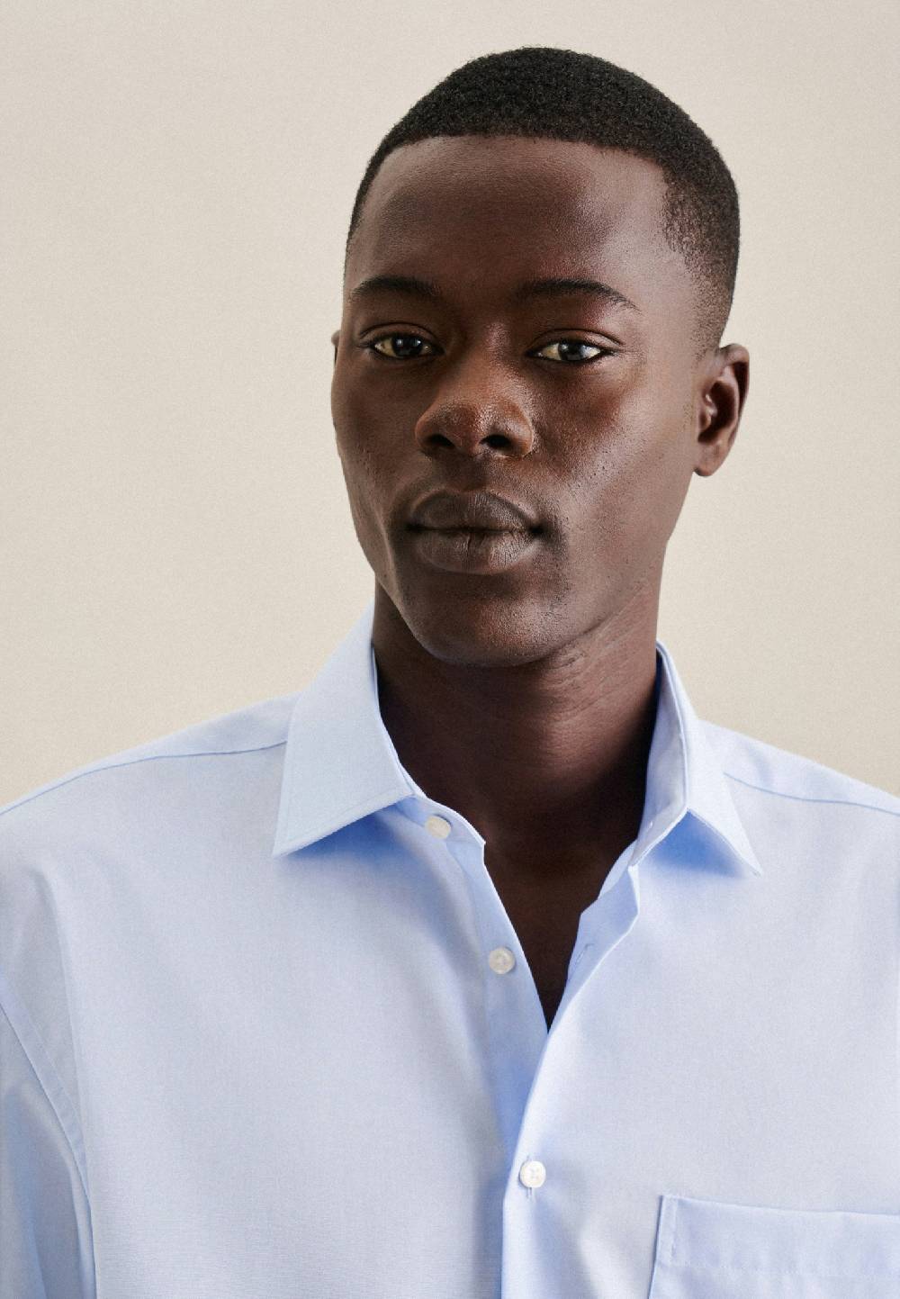 Seidensticker Bügelfreies Popeline Business Hemd In Comfort Mit Kentkragen