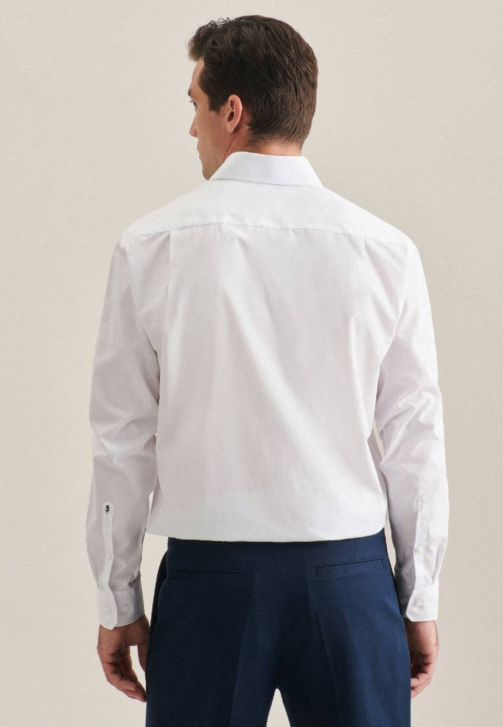 Seidensticker Bügelfreies Popeline Business Hemd In Regular Mit Kentkragen