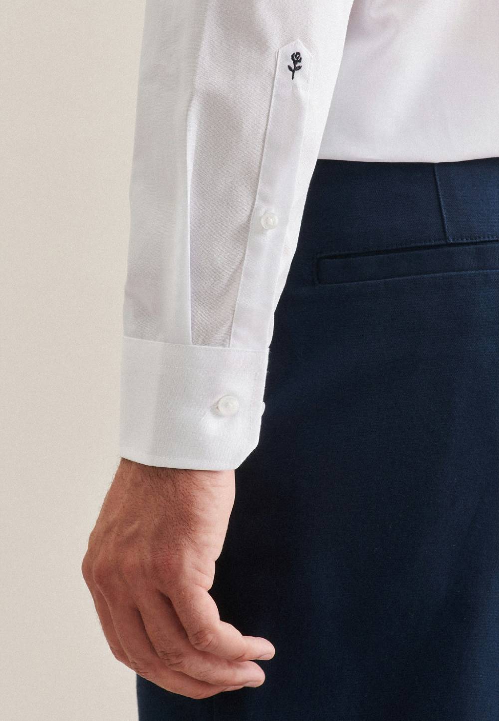 Seidensticker Bügelfreies Popeline Business Hemd In Regular Mit Kentkragen