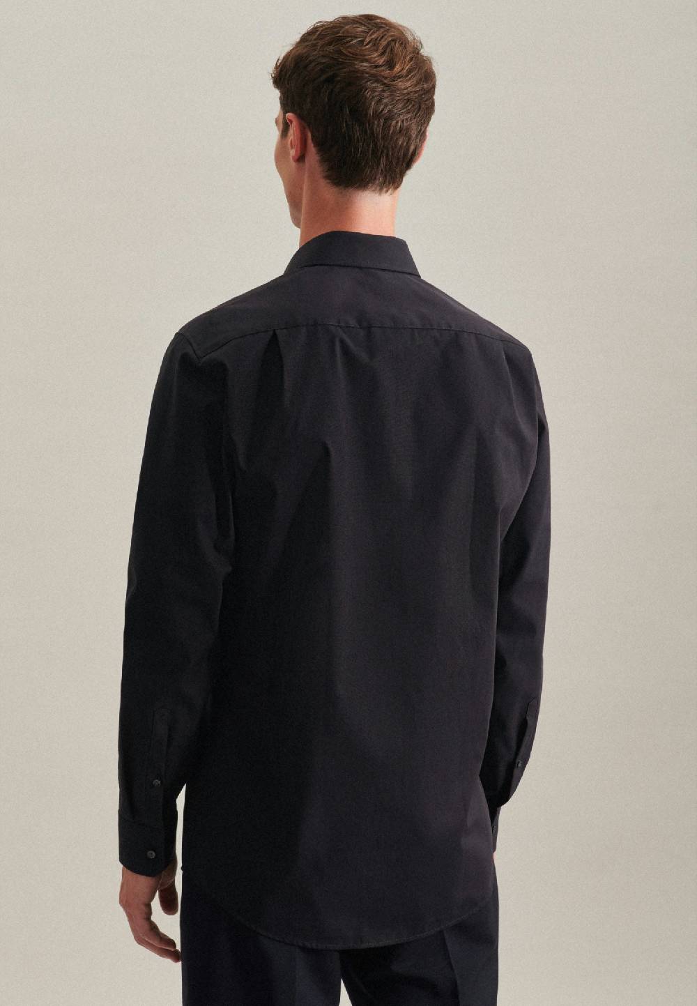 Seidensticker Bügelfreies Popeline Business Hemd In Regular Mit Kentkragen