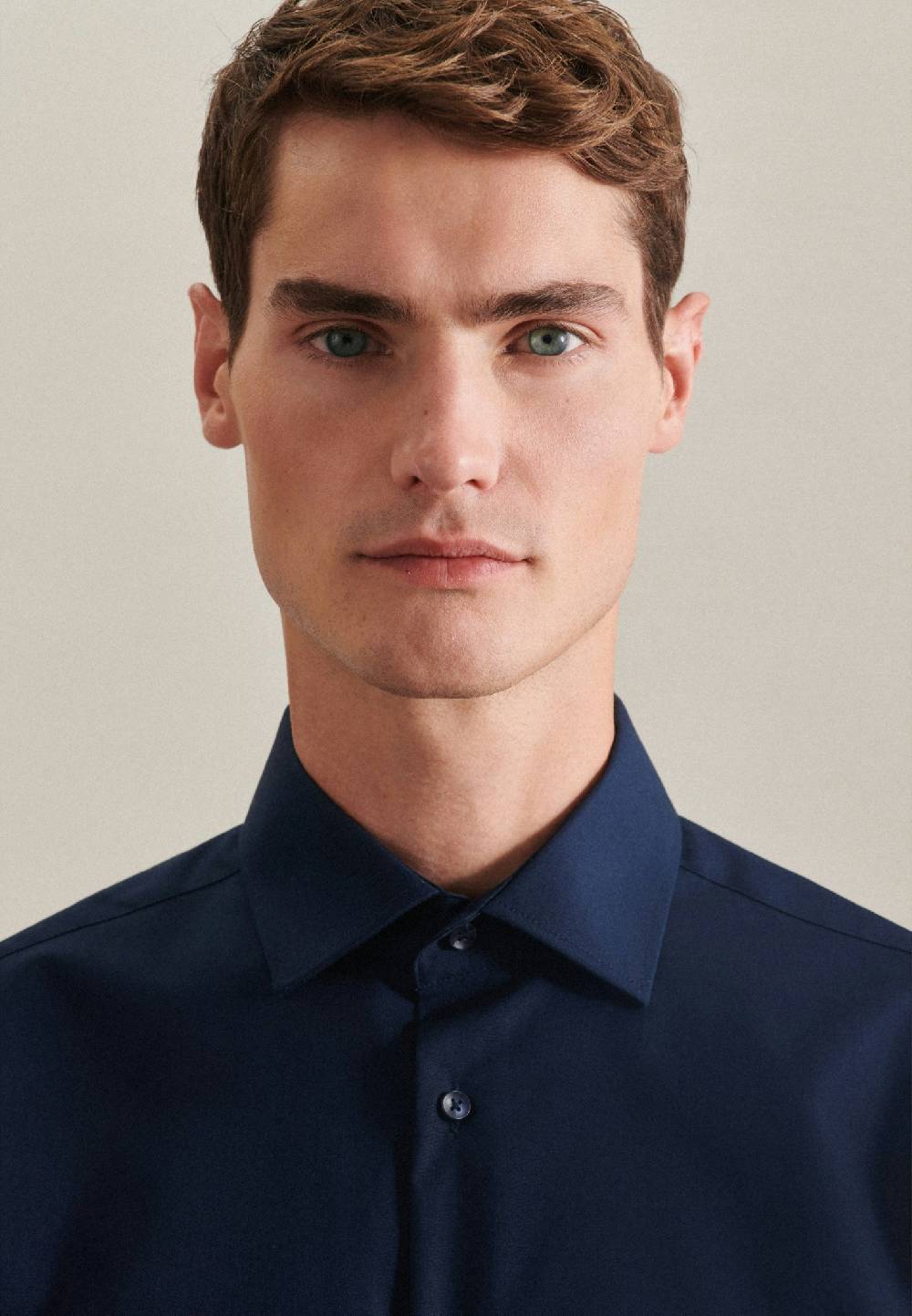 Seidensticker Bügelfreies Popeline Business Hemd In Regular Mit Kentkragen