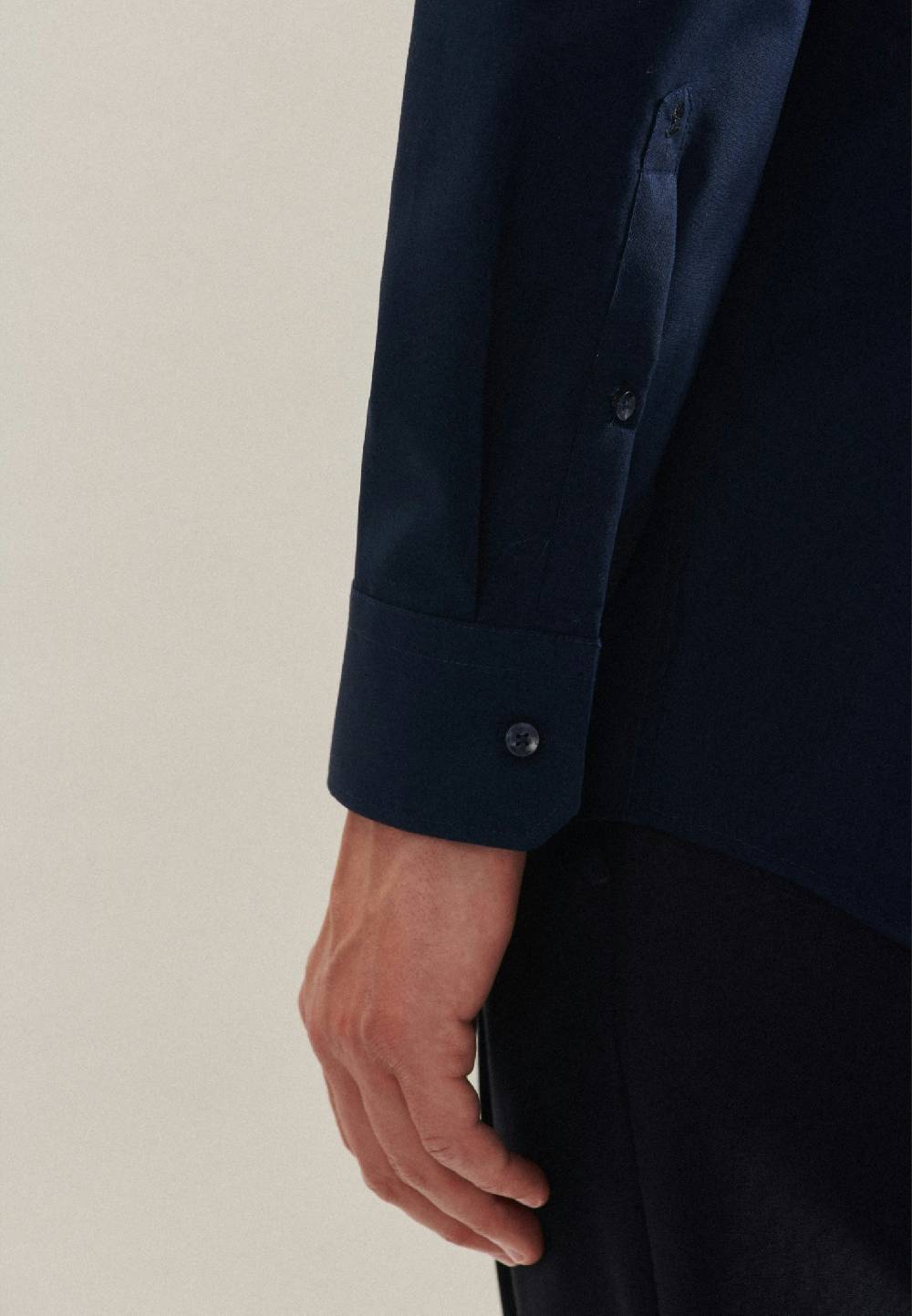 Seidensticker Bügelfreies Popeline Business Hemd In Regular Mit Kentkragen