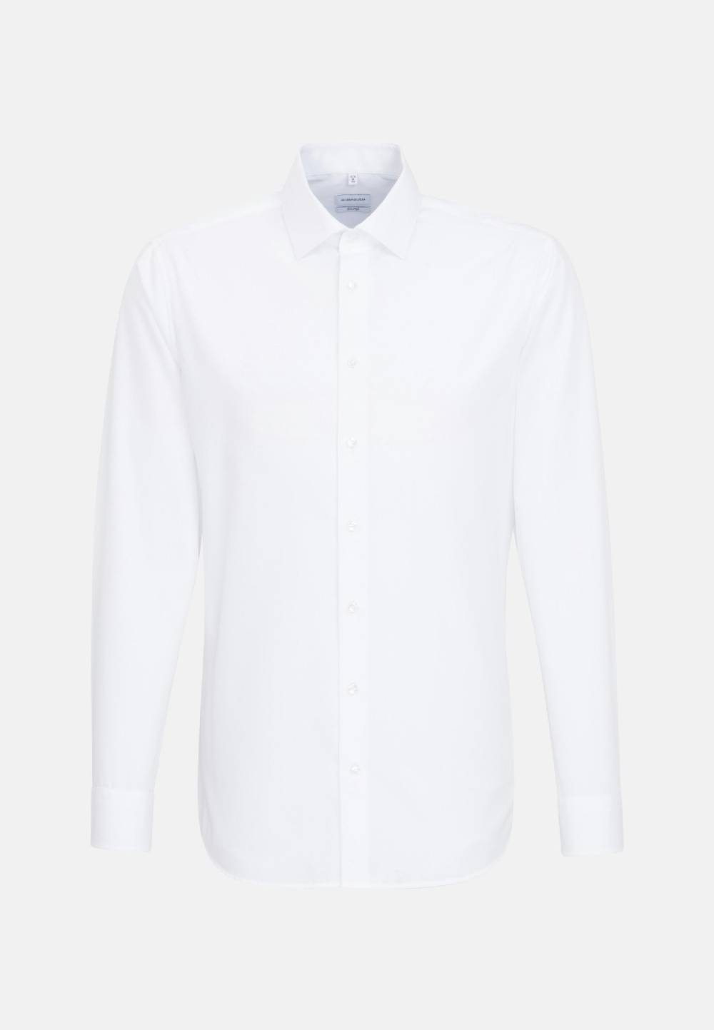 Seidensticker Bügelfreies Popeline Business Hemd In Shaped Mit Kentkragen Und Extra Langem Arm